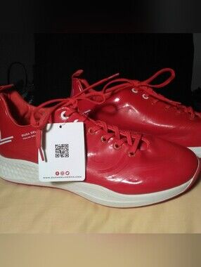 NWT GOLF DUCA DEL COSMA LADIES Patent LEATHER Lace-Up Sneakers SZ 9.5 WATERPROOF